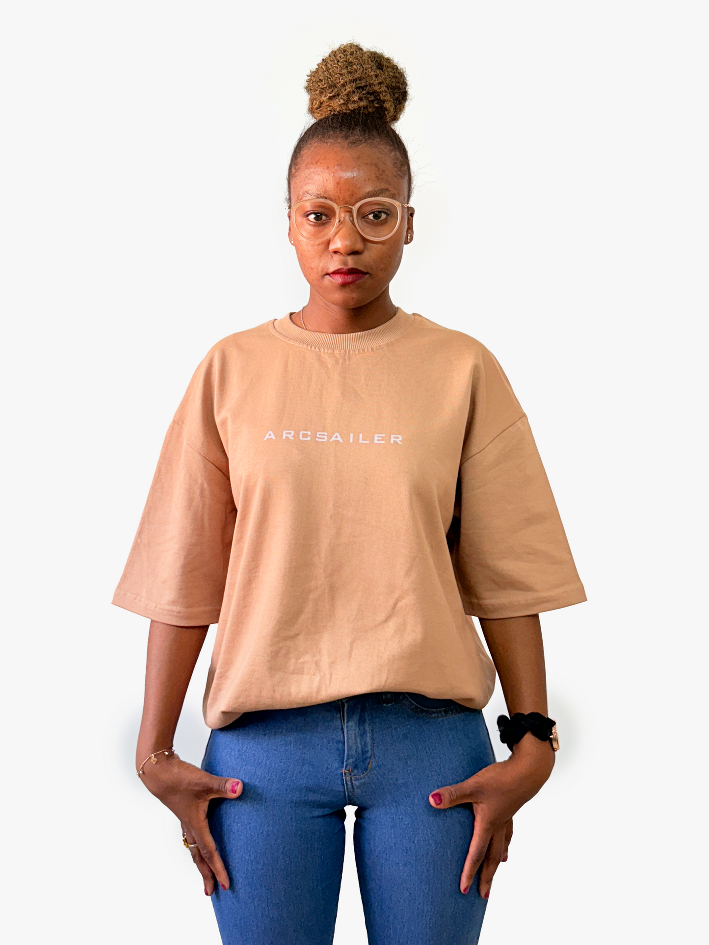 "Stay Unique" Oversized Graphic Tee T-Shirt | Arcsailer