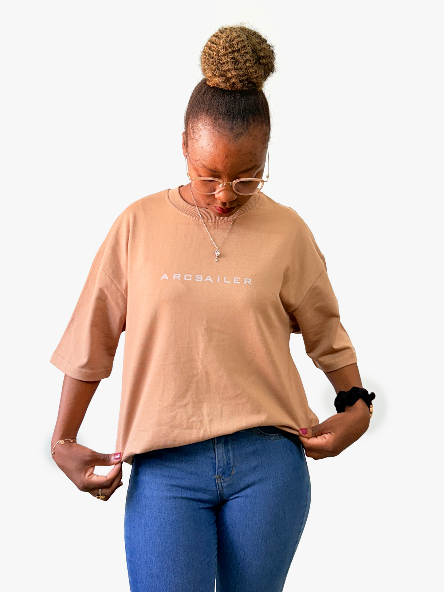"Stay Unique" Oversized Graphic Tee T-Shirt | Arcsailer