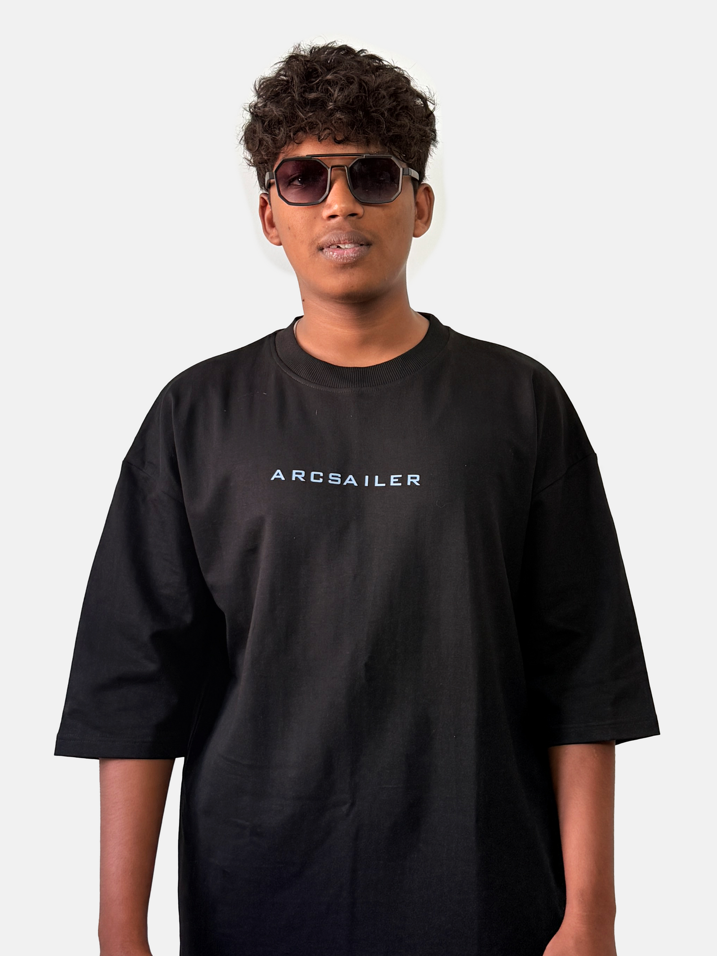 Live for Adventure Oversized T-Shirt – Black | Arcsailer