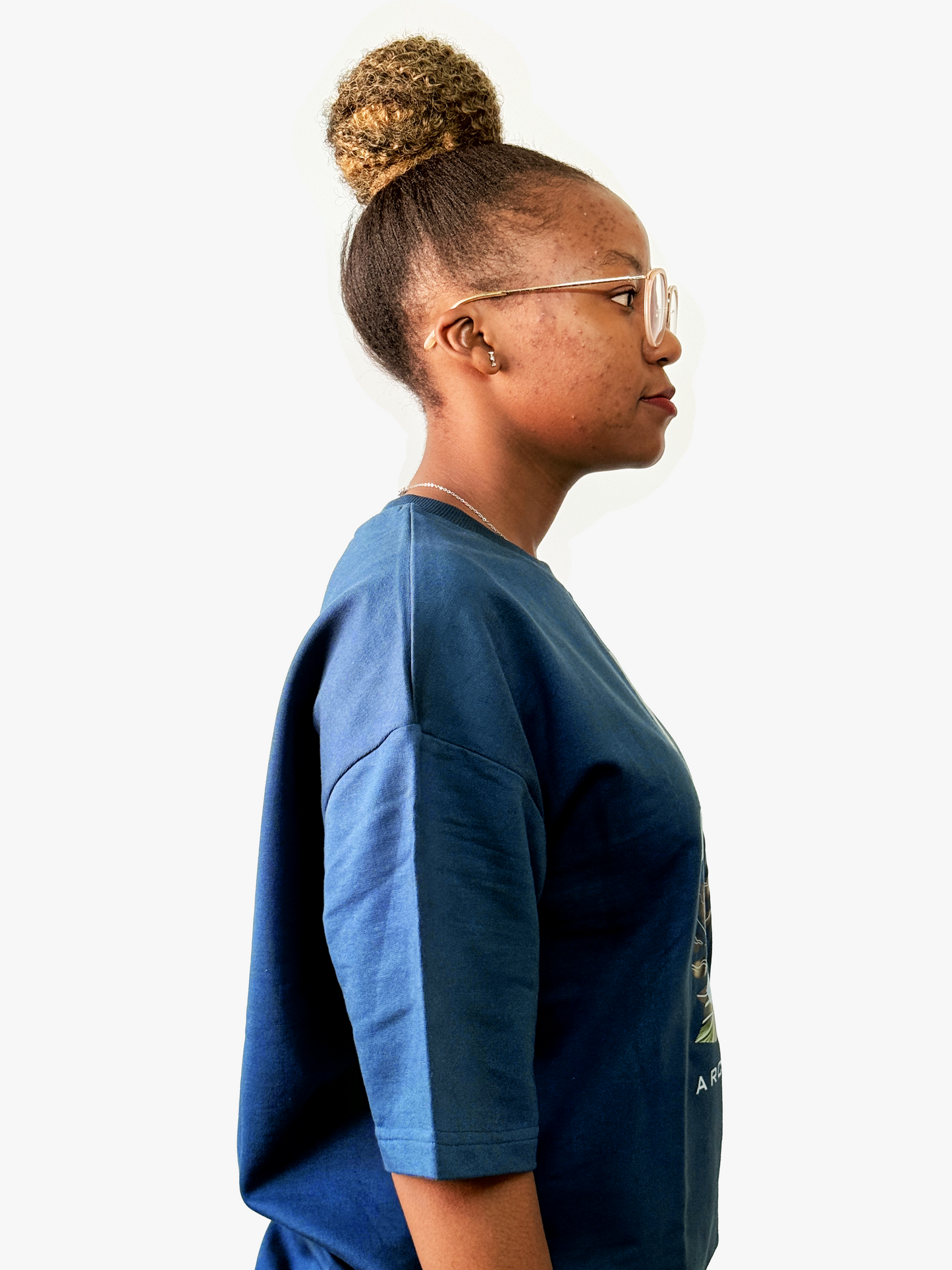 Feather & Bloom Graphic Oversized T-Shirt | Arcsailer