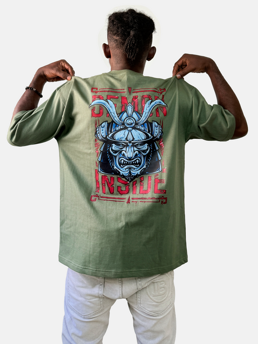 Demon Inside Samurai Graphic Oversized | Arcsailer