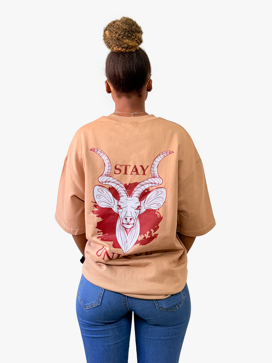 "Stay Unique" Oversized Graphic Tee T-Shirt | Arcsailer