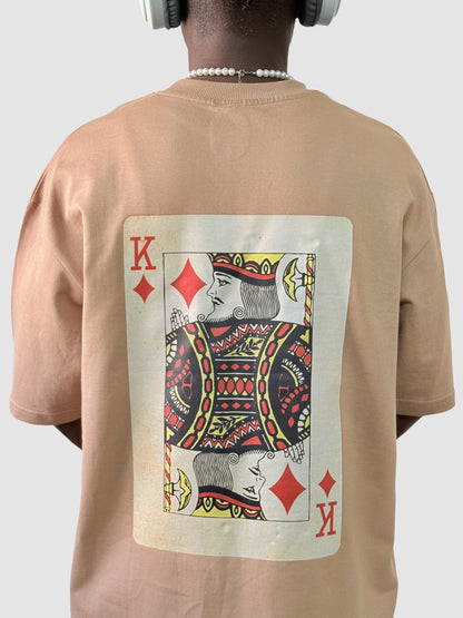 King Card Oversized Men’s T-Shirt