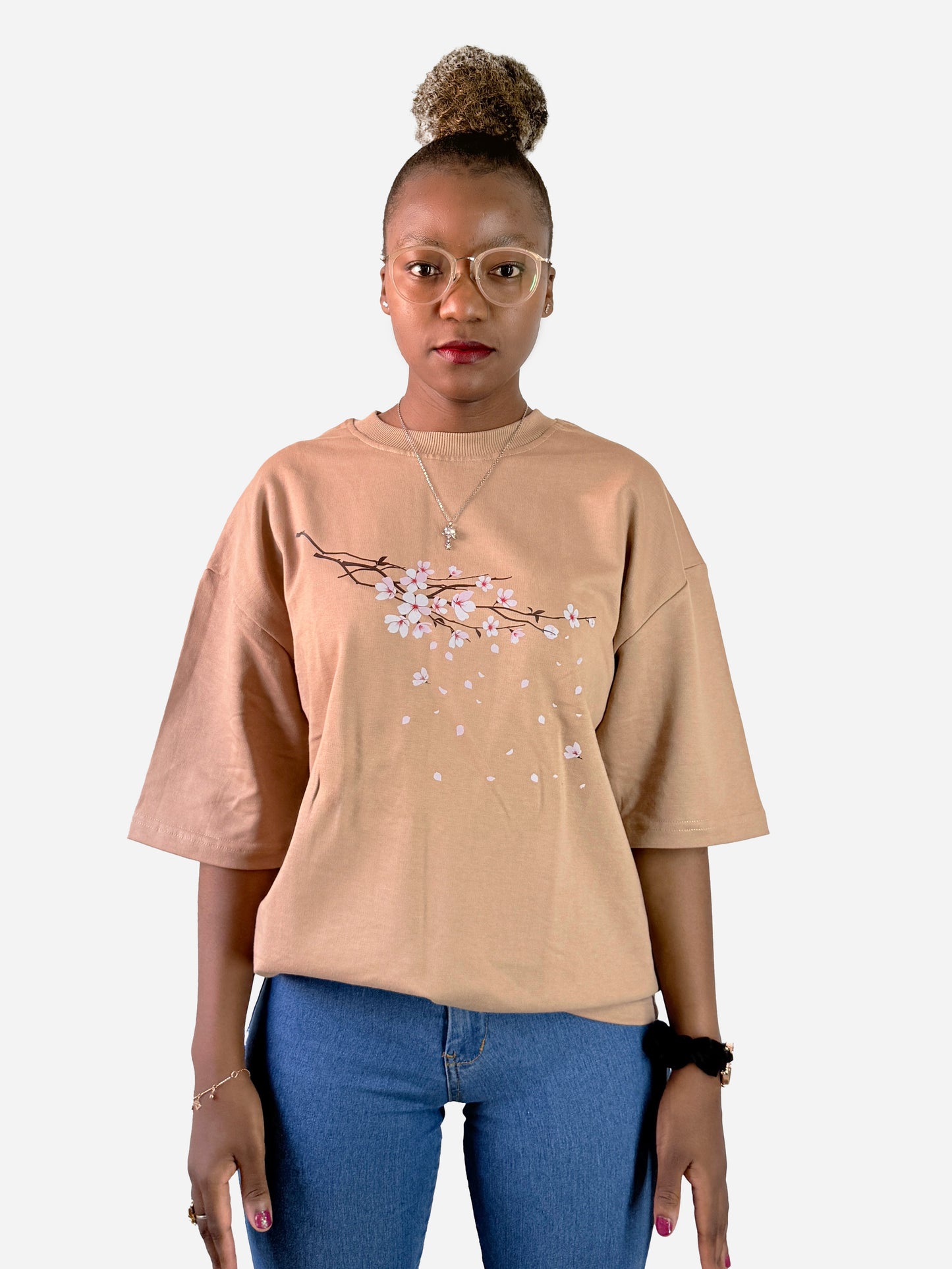 Sakura Petal – Women’s Oversized T-Shirt | Arcsailer