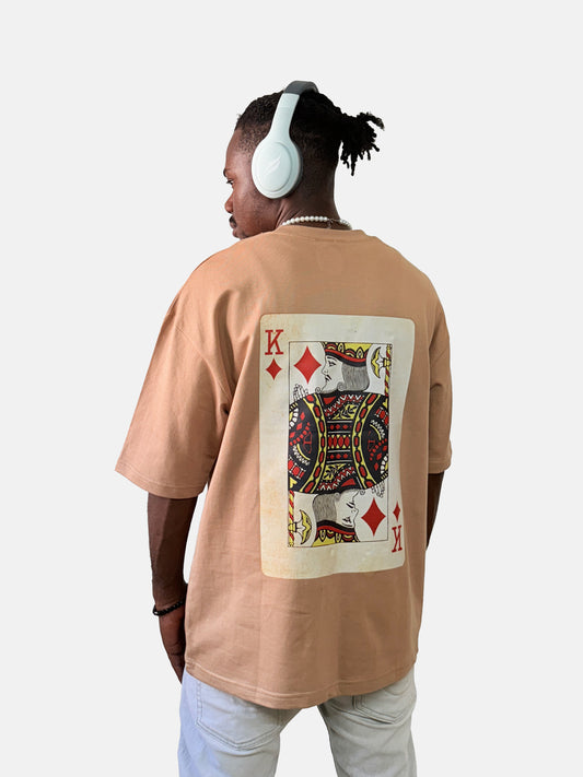 King Card Oversized Men’s T-Shirt