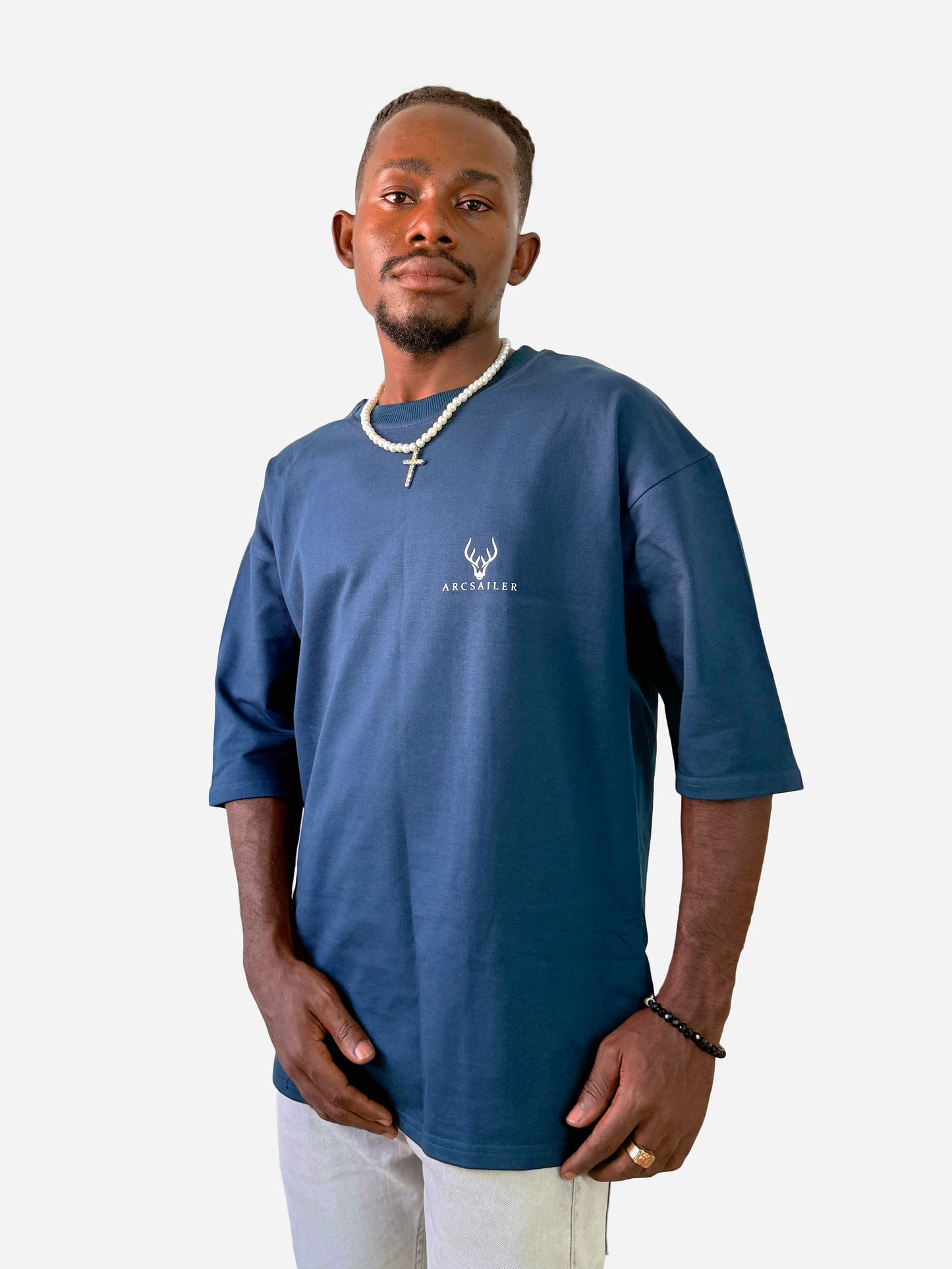 Arcsailer Midnight Blue Minimalist Tee | Arcsailer