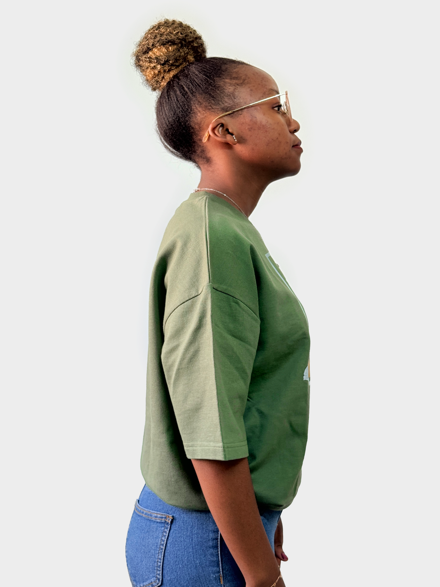 LIFE Floral Print Oversized T-Shirt | Arcsailer